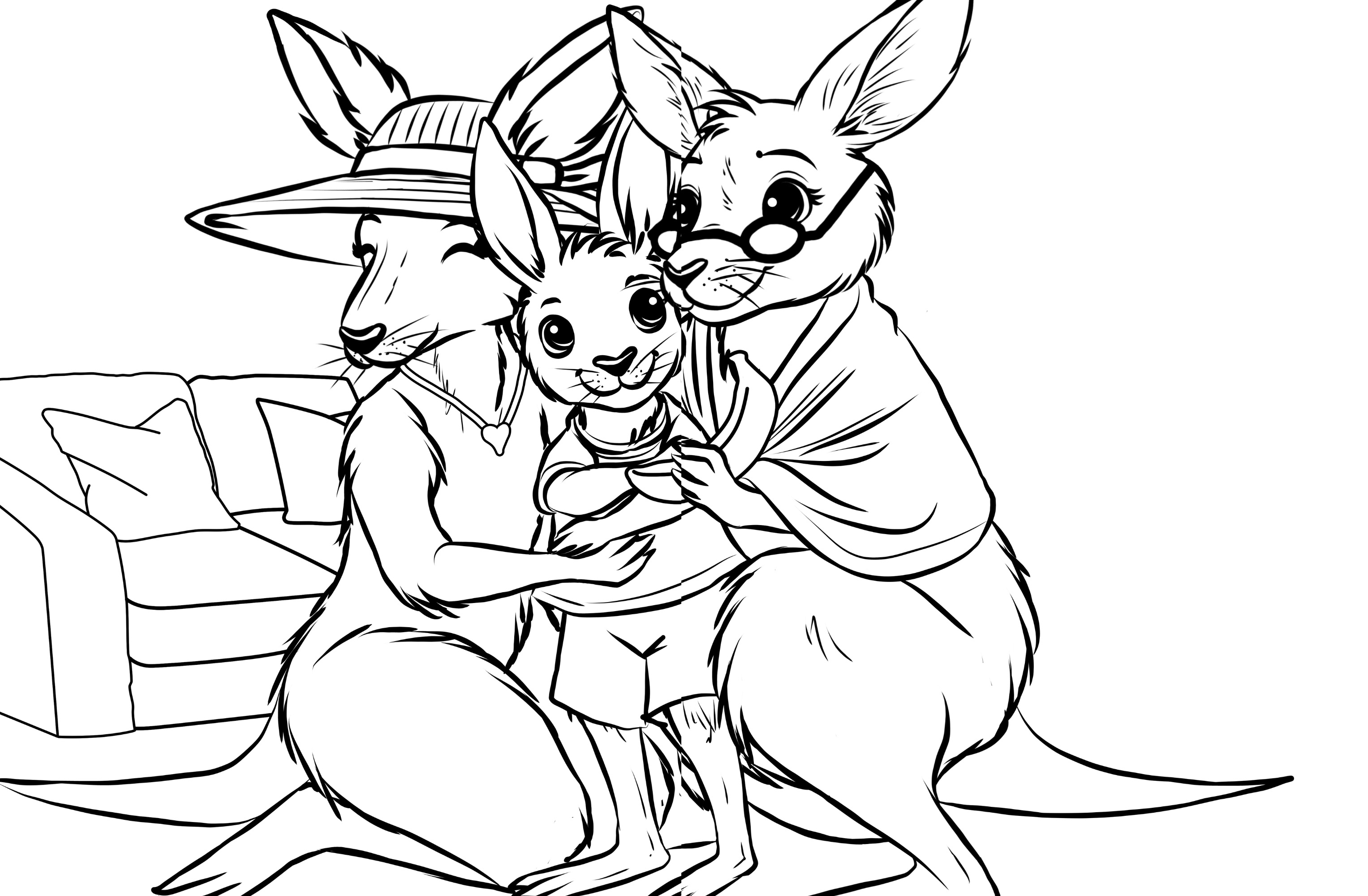 Why Won't You Go to School, Kiki Kangaroo?: Activity Marker Coloring Book
